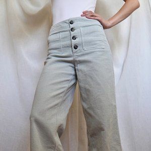 Wide Leg Corduroy Pant - Zara